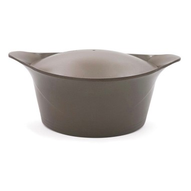 L'INCROYABLE COCOTTE COOKUT 28CM- MOKA avec sa poignée et ses maniques