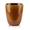 Mug sans anse Marron moutarde 8.5 x 5 x 10cm 300ml