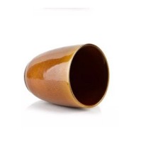 Mug sans anse Marron moutarde 8.5 x 5 x 10cm 300ml 2