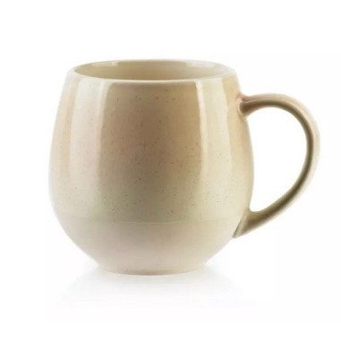 Mug céramique crème rose pastel 580ml  8.5x14xh10.5cm