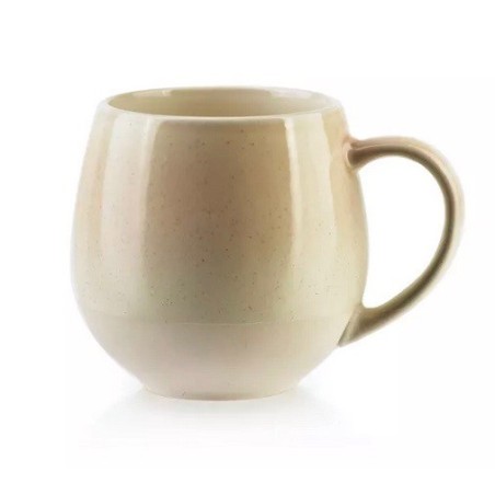 Mug céramique crème rose pastel 580ml  8.5x14xh10.5cm