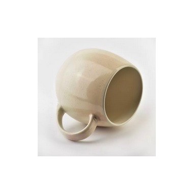 Mug céramique crème rose pastel 580ml  8.5x14xh10.5cm