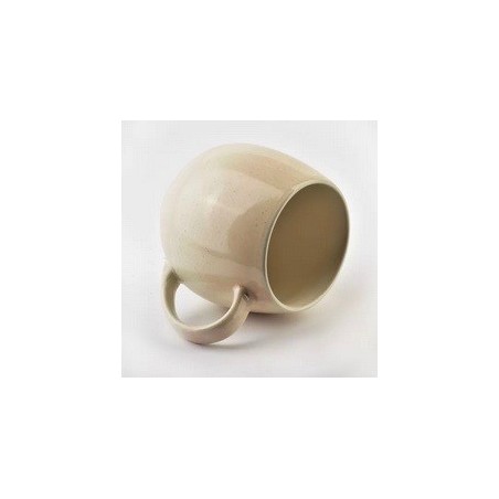 Mug céramique crème rose pastel 580ml  8.5x14xh10.5cm