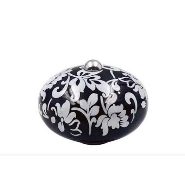 POIGNEE incroyable cocotte Fleur Graphique Noir et blanc à l'unité