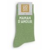 Chaussettes à paillettes " Atta-Chiante " Rouge taille 36-40