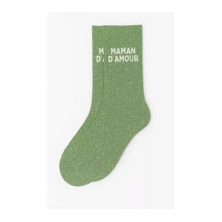 Chaussettes à paillettes " Atta-Chiante " Rouge taille 36-40
