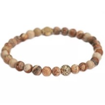 Bracelet pierre oeil de tigre pour homme