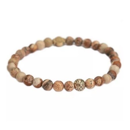 Bracelet pierre oeil de tigre pour homme