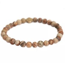 Bracelet pierre oeil de tigre pour homme 2