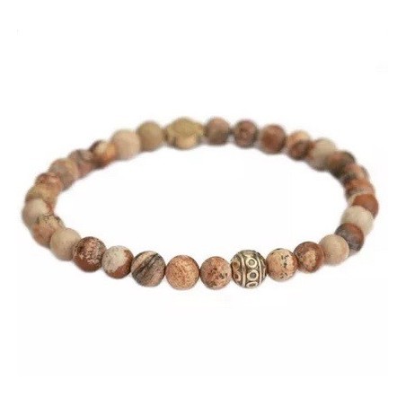 Bracelet pierre oeil de tigre pour homme