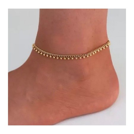 Bracelet de cheville Bali or