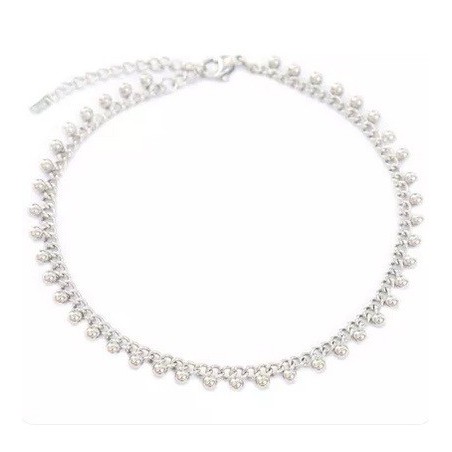 Bracelet de cheville Bali argent