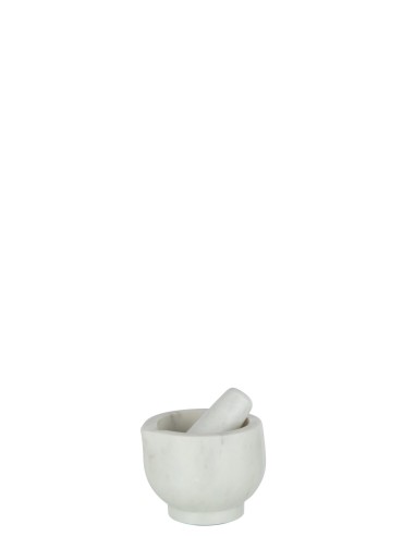 MORTIER + PILON MARBRE BLANC