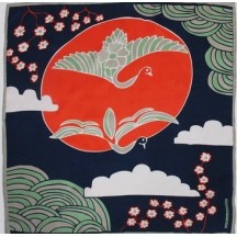 Carré de soie 100% 50x50cm Agami Marine 2