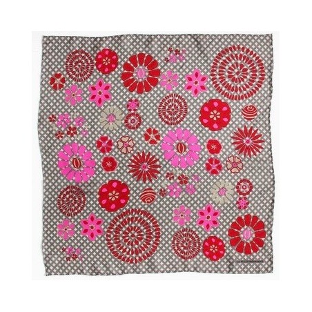 Carré de soie 100% 50x50cm Shippo Marron