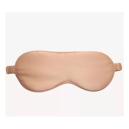 Masque de nuit 100% soie de mûrier 6A - Rose pâle