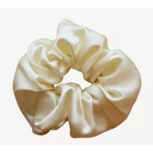 Chouchou 100% soie de mûrier 6A - Crème
