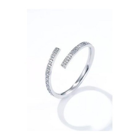 Bague en acier inoxydable dorée ou argenté- Ajustable