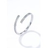 Bague en acier inoxydable dorée ou argenté- Ajustable