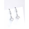 Boucles d'oreille en acier inoxydable Or ou Argent strass