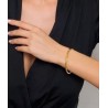 Bracelet en acier inoxydable Or ou Argent- Jonc lisse