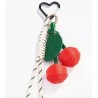 Grigri de sac et porte-clé Cerises