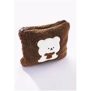 Pochette momoutée ours en peluche