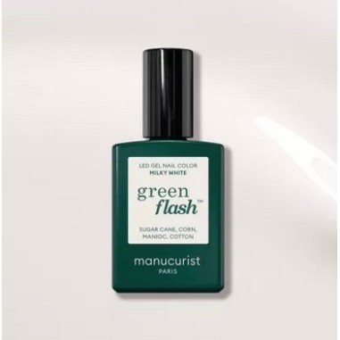 Vernis à ongles Milky White semi-permanent Green Flash- Manucurist