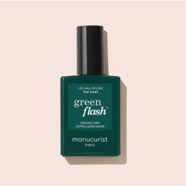 Top Coat vernis semi-permanent Green Flash- Manucurist