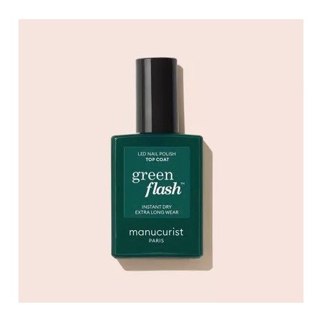 Top Coat vernis semi-permanent Green Flash- Manucurist