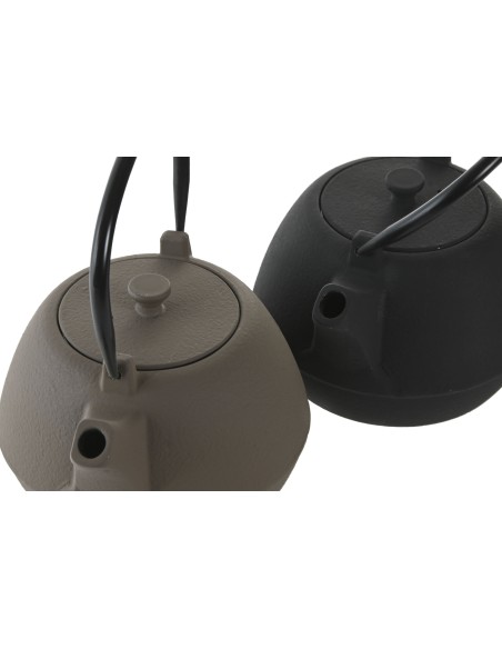 THÉIERE FER FONTE INOX 17X15X19,5 1,2L