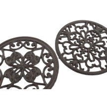 DESSOUS DE PLAT FER FONTE