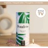 Boite Bougie "Poudrée Paris" parfumée CEDRE MARIN 500 g - 200 heures