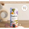 Boite Bougie "Poudrée Paris" parfumée CEDRE MARIN 500 g - 200 heures