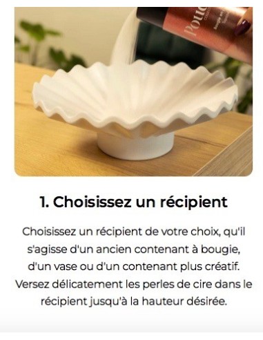 Boite Bougie "Poudrée Paris" parfumée CITRONNELLE 500 g - 200 heures