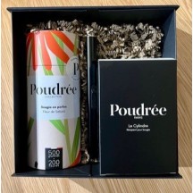 Coffret Cadeau Bougie "Poudrée Paris" confectionné par la marque