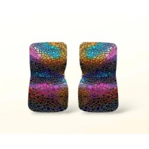 Boucles d'oreilles Mini Moove multicole aride 2