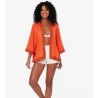 KIMONO Façon veste été courte manches 3/4 - orange