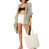 KIMONO été mi-long manches 3/4 - vert
