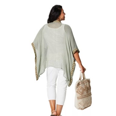 KIMONO été mi-long manches 3/4 - vert