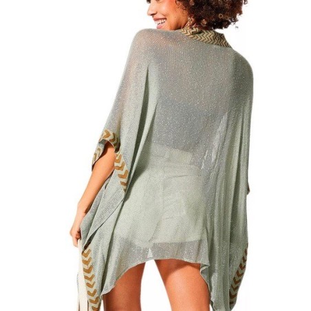 KIMONO été mi-long manches 3/4 - vert