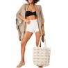 KIMONO d'été mi-long manches 3/4 - beige