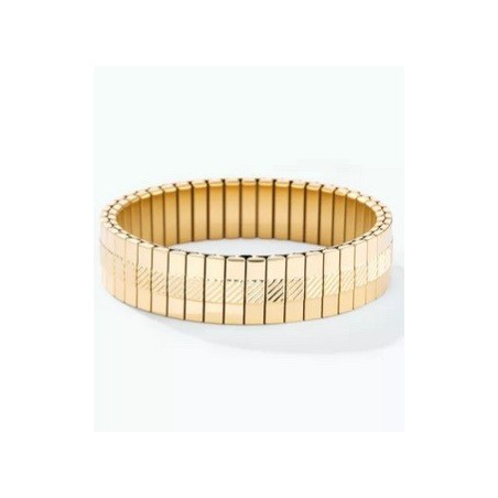 Bracelet en acier inoxydable doré
