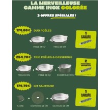 Les merveilleuses offres spéciales sur la Gamme INOX jusqu'au 31 Décembre 2026