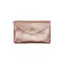 Porte monnaie en cuir KEREN coloris rose métal