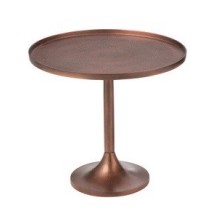Table ronde aluminium bronze grand modèle à l'unité