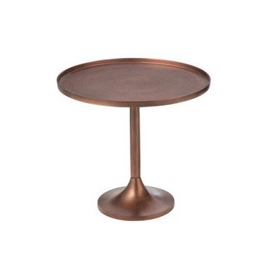 Table ronde aluminium bronze grand modèle à l'unité