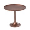 Table ronde aluminium bronze grand modèle à l'unité