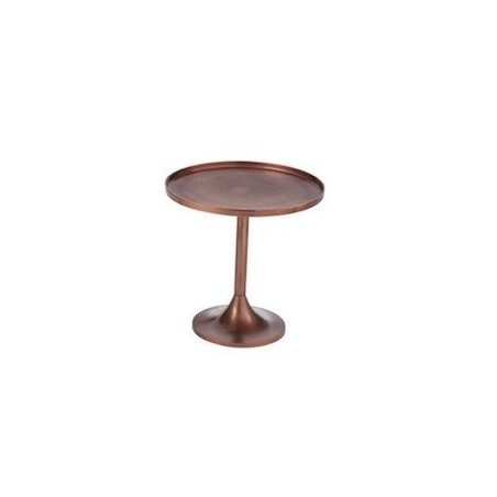 Table ronde aluminium bronze petit modèle à l'unité