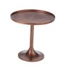 Table ronde aluminium bronze petit modèle à l'unité